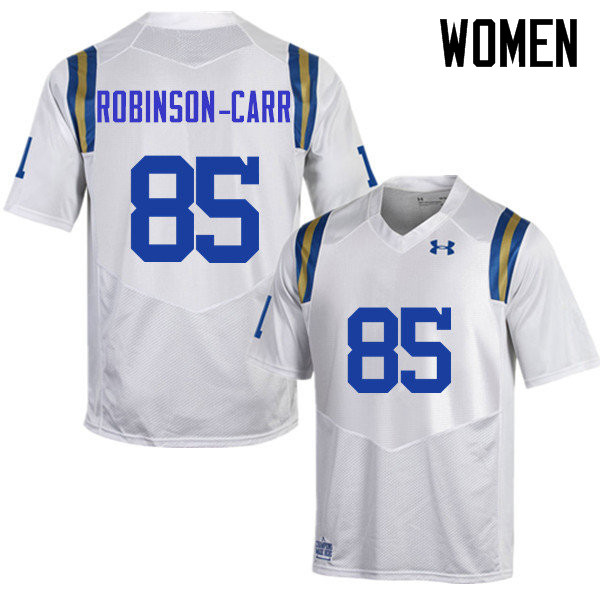 Women #85 Moses Robinson-Carr UCLA Bruins Under Armour College Football Jerseys Sale-White